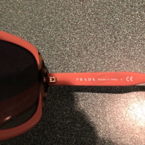 SALE!! Prada sunglasses two toned faux tortoise shell. - Picture 3 of 8